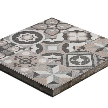 GeoProArte Mosaic 60x60x4 Modern Taupe Deco