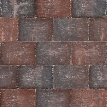 Abbeystones 20x30x6 cm gesmoord bruin met deklaag