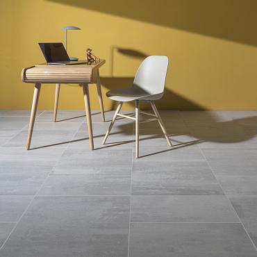 GeoCeramica® 90x90x4 Terra Midden Grijs