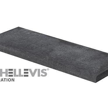 Schellevis zwembadrand 100x40x5 cm carbon