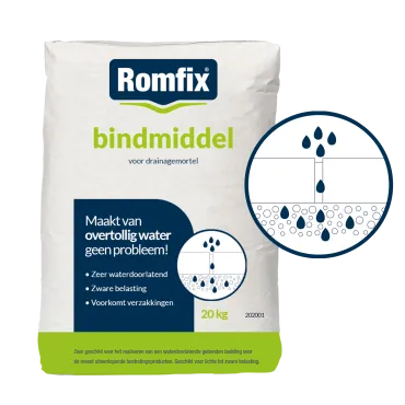 Romfix Bindmiddel 20 kg (t.b.v. drainage mortel)