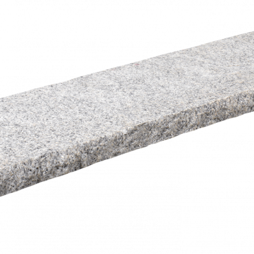 Afdekplaat-vijverrand met waterkering Graniet G603 Rockface 100x30x4cm