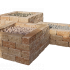 Combiwall Splitton UNO 30x15x12cm Mont Blanc