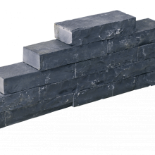 SLIMWALL BLACK BEAUTY ROCKFACE 