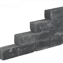 Blockstone stapelblok 15x15x60cm Zwart