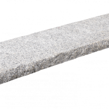 Afdekplaat-vijverrand met waterkering Graniet G603 Rockface 100x30x4cm