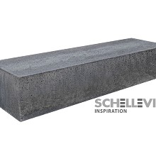 Schellevis sokkel 190x50x15 cm antraciet